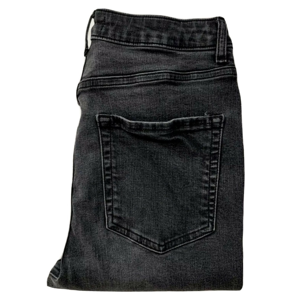 Forever 21 Black Skinny Jeans Distressed Denim